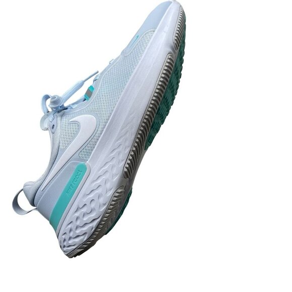 Nike Womens React Miler CW1778-004 Gray White Running Shoes Size 10 Sneakers - Picture 7 of 10